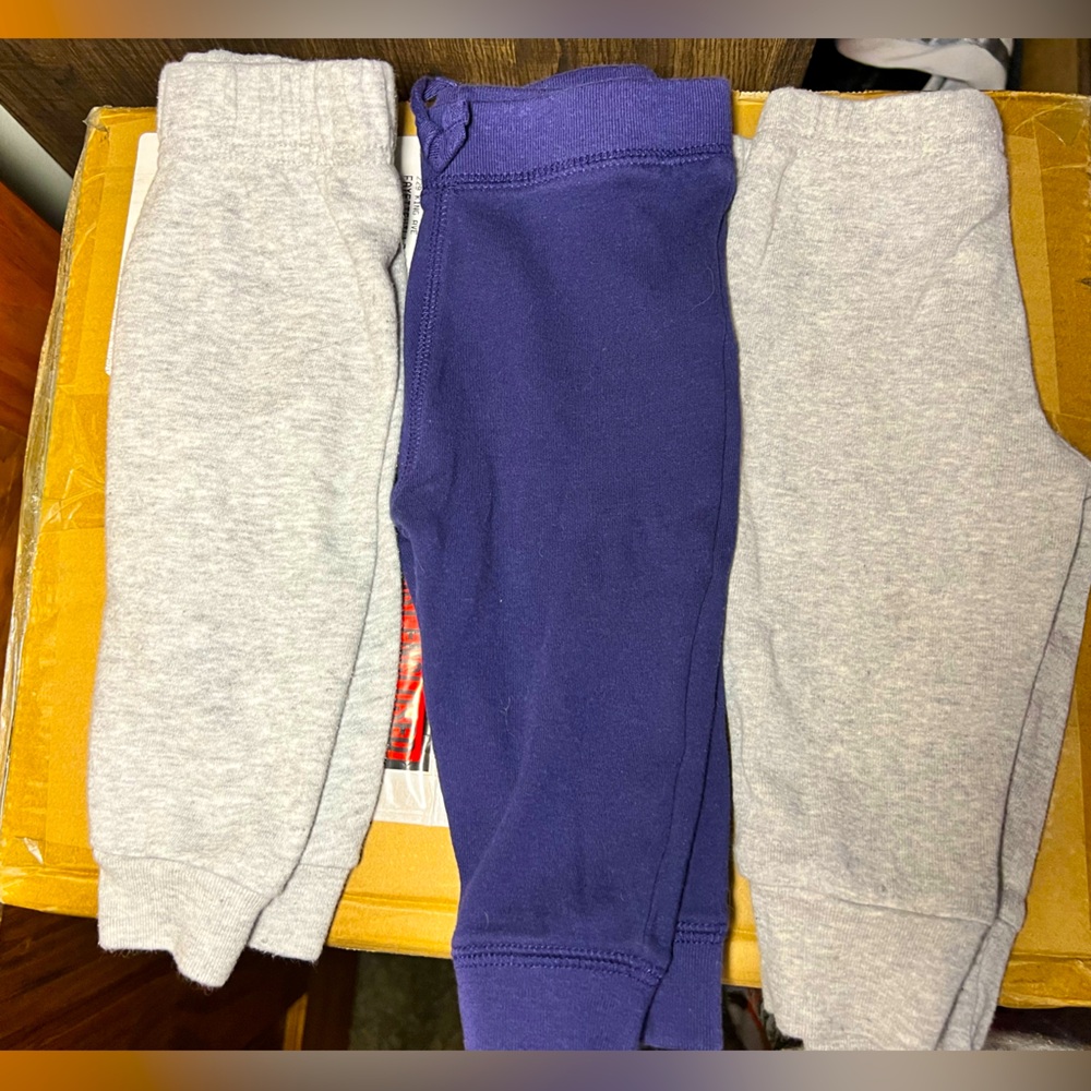 5 Pairs Baby Boy Pants Bundle 3-6 Months